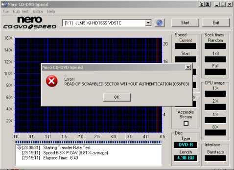 Pioneer CD Speed Error.jpg