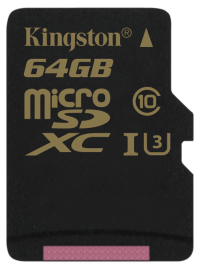 kingston gold microsd u3