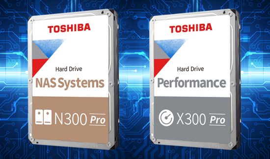 Toshiba Unveils N300 Pro And X300 Pro Hard Drives - News