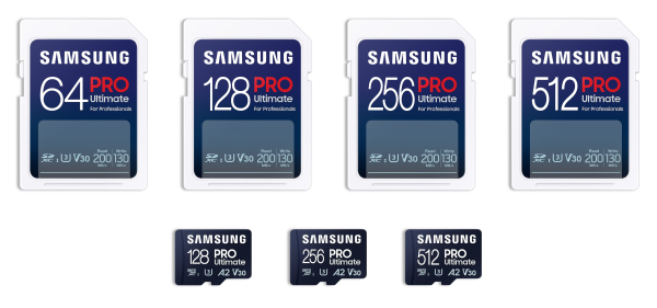 samsung pro ultimate SD cards