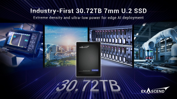 exacend 30.72TB 7mm u2 ssd