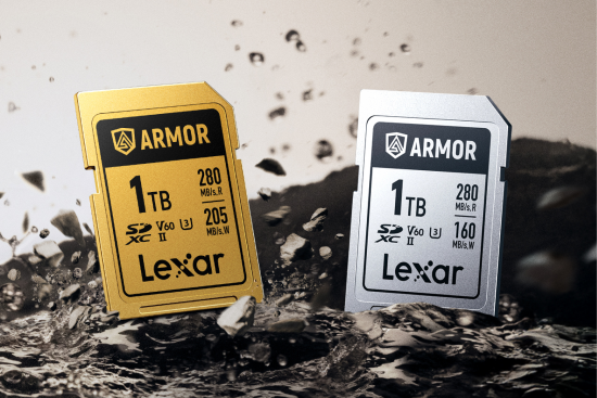 lexar armor gold silver pro sdxc cards