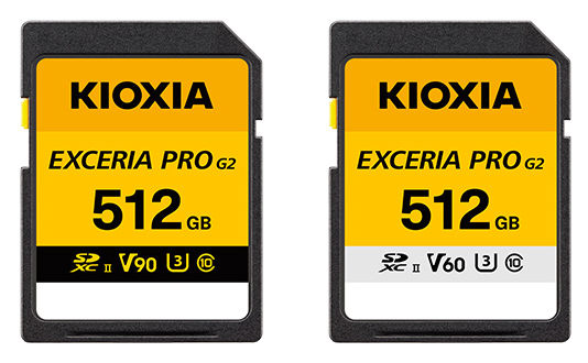 kioxia exceria pro g2 sdxc