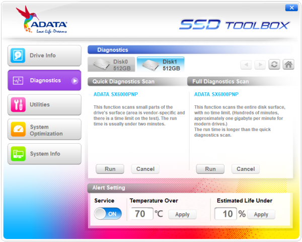 adata ssd toolbox