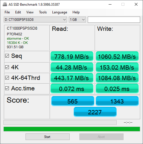 Crucial P5 Plus 1TB GEN4 NVME SSD Review & Benchmarks 