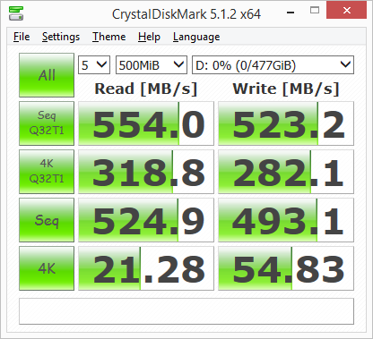 crystal diskmark 5.1.2