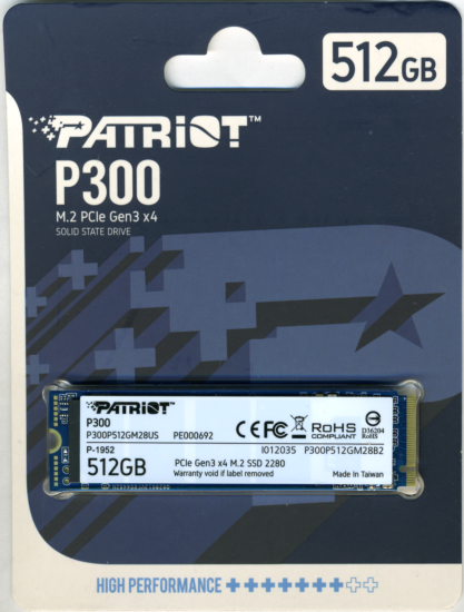 CDRLabs.com - Box Contents and Physical Features - Patriot P300