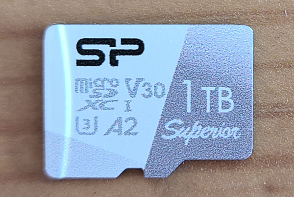 Silicon Power 1TB Superior Gaming Micro SDXC UHS-I (U3), V30 4K A2