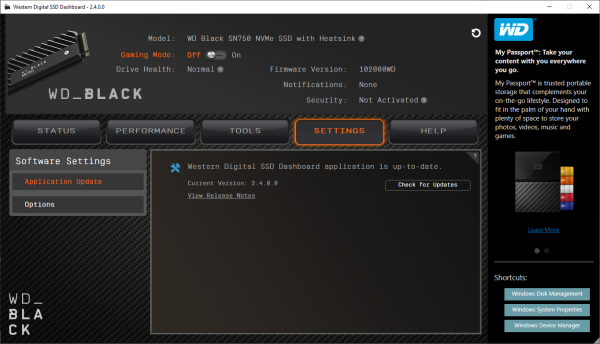 WD SSD Dashboard 5.3.2.4 instal the new version for ios