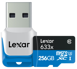 lexar 256gb 633x microsdxc