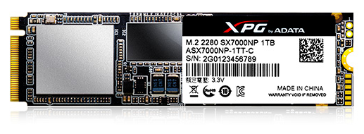 adata xpg SX7000 pcie ssd