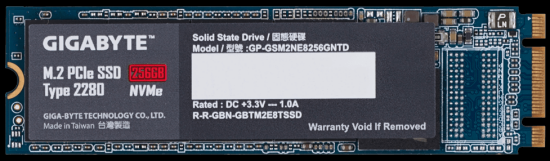 gigabyte m2 pcie ssd