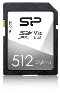 silicon power superior v30 sdxc card