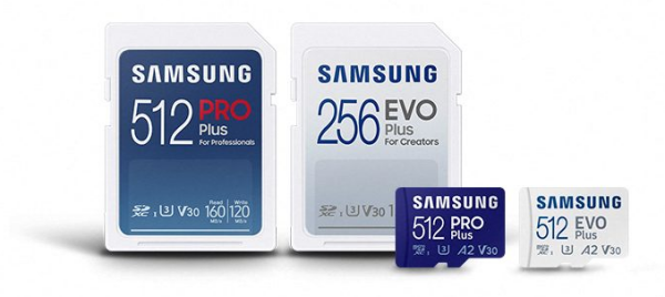 Samsung pro plus evo plus microsd sd cards