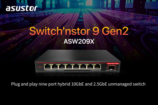 asustor switchnstor 9 Gen2 switch