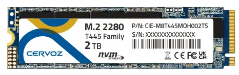 cervoz t445 ssd