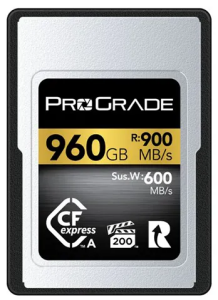 prograde cfexpress gold 960gb