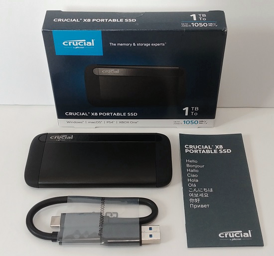  Crucial X8 1TB Portable Solid State Drive - Reviews