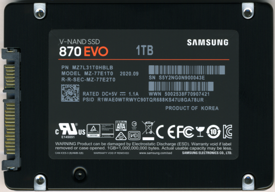  Samsung 870 EVO 1TB Solid State Drive - Reviews - all-pages